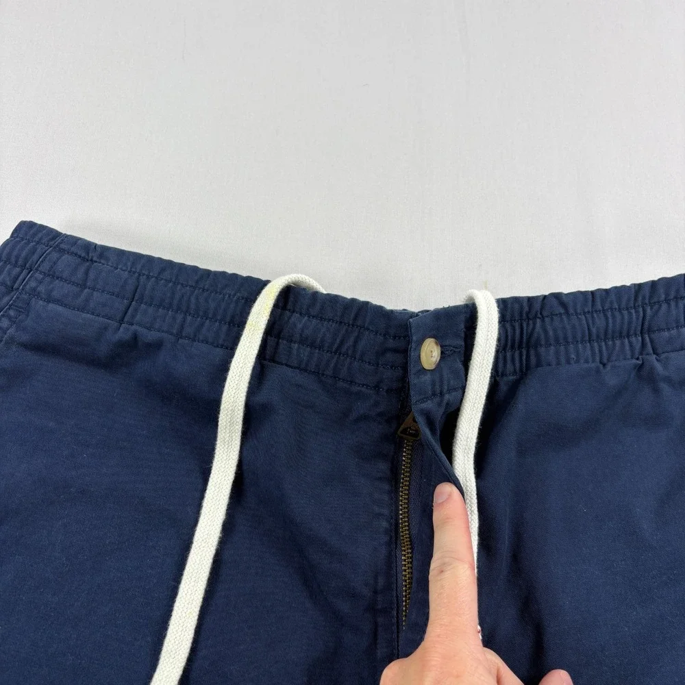 Polo Ralph Lauren Shorts Mens Large Blue Prepster Chino Stretch Classic Fit